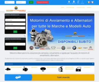 Motorini-Alternatori.it(Alternatori e motorini di avviamento per tutte le marche auto) Screenshot