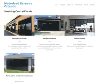 Motorizedscreensorlando.com(Motorized Screens Orlando) Screenshot