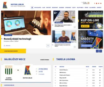 Motorlublin.eu(Motor Lublin) Screenshot