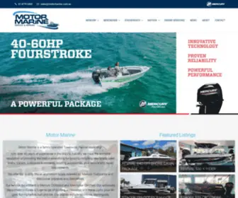 Motormarine.com.au(Motor Marine Mercury Engines) Screenshot