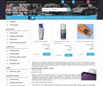 Motormax.sk(Auto-moto diely, športové filtre K&N) Screenshot