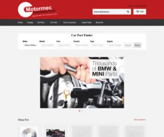 Motormec.co.uk(BMW Car Parts) Screenshot