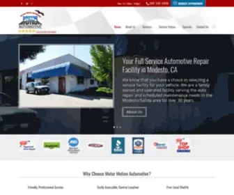 Motormotionauto.com(Motor Motion Automotive) Screenshot