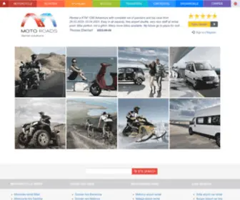 Motoroads.com(Motorcycle Rental) Screenshot