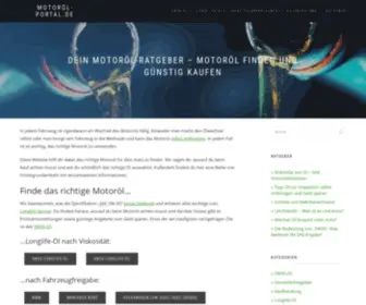 Motoroel-Portal.de(Dein Motoröl) Screenshot