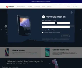 Motorola.nl(Motorola) Screenshot