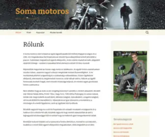 Motorosruha.hu(Soma motoros) Screenshot