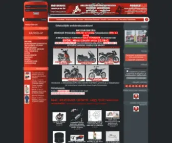 Motoroswebaruhaz.hu(Webáruház) Screenshot
