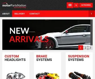Motorpartsnation.com(Auto Parts Superstore Africa) Screenshot