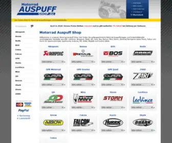 Motorrad-Auspuff-Shop.de(Motorrad) Screenshot