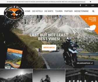 Motorrad-Hotel.com(Dein Motorradhotel in den Alpen) Screenshot