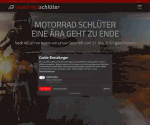 Motorrad-SChlueter.de(Schlüter) Screenshot