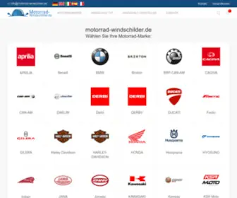 Motorrad-Windschilder.de(Windschilder für Motorräder vom Windschild) Screenshot