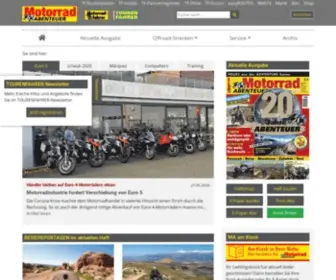 Motorradabenteuer.de(Magazin für Adventure Biker) Screenshot