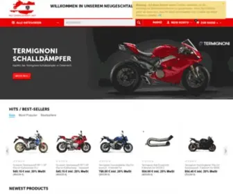 Motorraddirekt.net(Motorradteile motorradzubehör und motorradbekleidungsonlineshop österreich) Screenshot