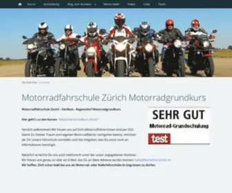 Motorradfahrschule.ch(Zürich) Screenshot