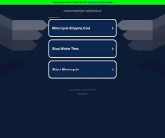 Motorradreifen-Diskont.at(Motorrad Reifen Diskont: Inhaltsverzeichnis und Überblick) Screenshot