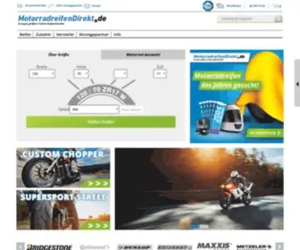 Motorradreifendirekt.de(Motorradreifen online bestellen) Screenshot