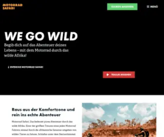 Motorradsafari.com(Begib dich auf das Abenteuer deines Lebens) Screenshot