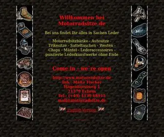 Motorradsitze.de(1001 Motorrad) Screenshot