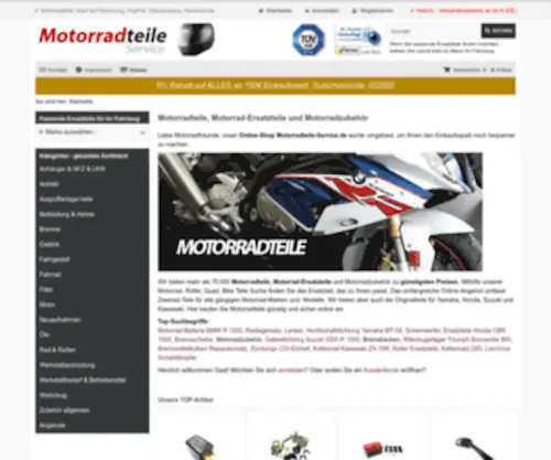 Motorradteile-Service.de Screenshot
