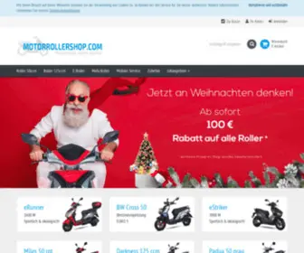 Motorrollershop.com(Hier kaufen Sie eine klasse Auswahl hochwertiger Rollern zu guenstigen Preisen) Screenshot