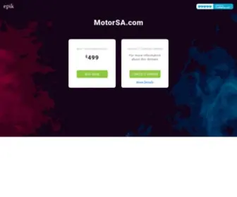Motorsa.com(Domain name) Screenshot