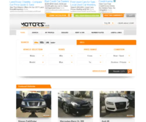 Motors.com.lb(Motors Lebanon) Screenshot