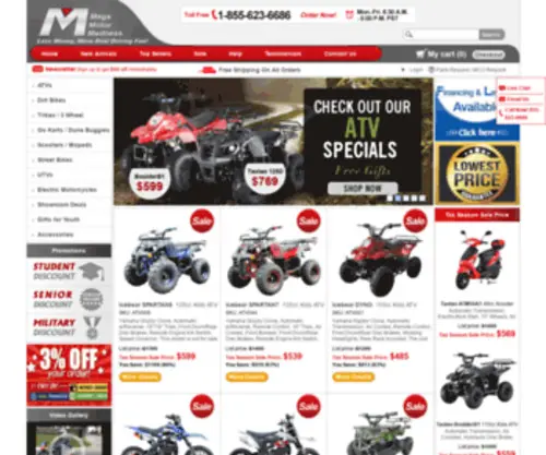 Motorscootershops.com(This domain name) Screenshot