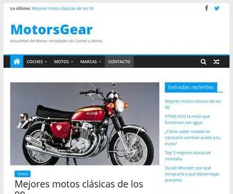 Motorsgear.com(Portal de noticias e información sobre el mundo del motor) Screenshot