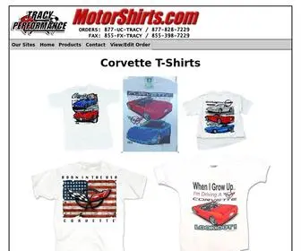 Motorshirts.com(Corvette T) Screenshot