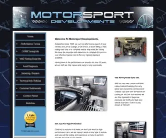 Motorsport-Developments.co.uk(The ECU calibration Specialists) Screenshot