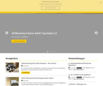 Motorsport-Saar.de(ADAC Saarland Portal) Screenshot