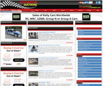 Motorsportauctions.com(Rally Cars For Sale) Screenshot