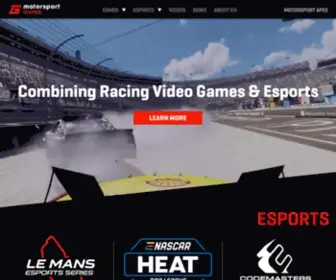 Motorsportgames.com(Combining Racing Video Games & Esports) Screenshot