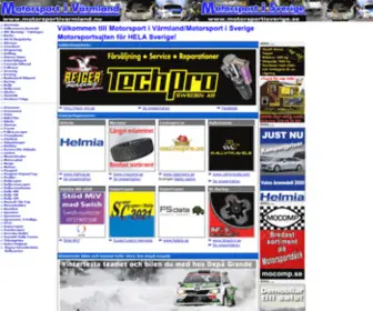 Motorsportivarmland.nu(Välkommen till Motorsport i Värmland/Sverige) Screenshot