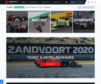 Motorsporttickets.com(Motorsport Tickets) Screenshot