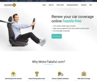 Motortakaful.com(Home) Screenshot