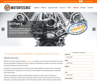 Motortecnic.com(Venta de recambios para motores de la mejor calidad) Screenshot