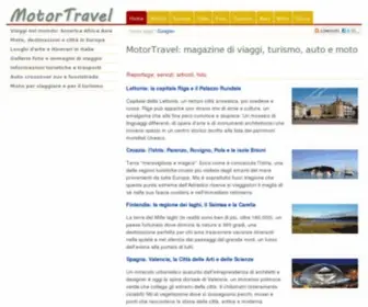 Motortravel.info(Magazine di viaggi) Screenshot