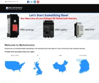 Motortronics.com(Motortronics USA) Screenshot