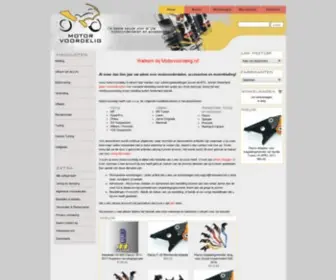 Motorvoordelig.nl(Webshop voor motorfietsonderdelen) Screenshot