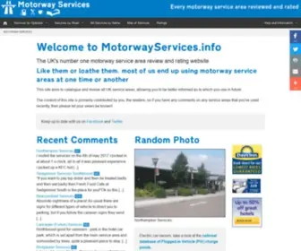 Motorwayservices.info(Motorway Services) Screenshot