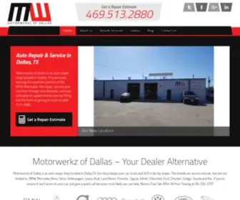 MotorwerkZofdallas.com(Motorwerkz of Dallas) Screenshot