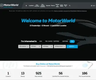 Motorworldgroup.com(Visit MotorWorld) Screenshot