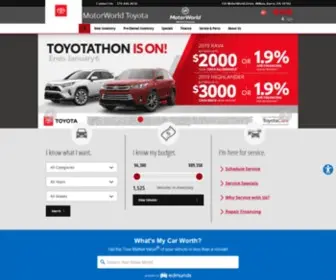 MotorWorldtoyota.com(Scion Wilkes Barre) Screenshot