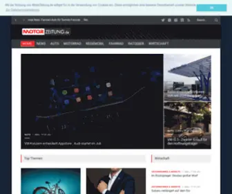 Motorzeitung.de(Auto Motorrad News) Screenshot