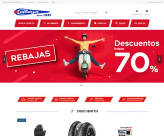 Motoscalleja.com(Tienda N1 en recambios para moto y complementos para el motorista) Screenshot