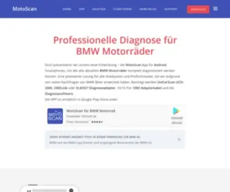 Motoscan.de(App für professionelle BMW Motorrad Diagnose) Screenshot