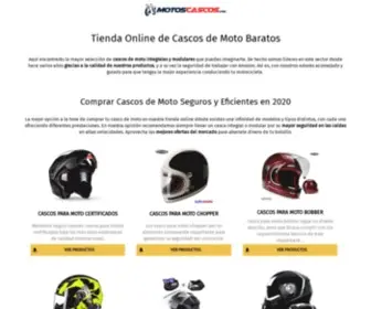 Motoscascos.com(En vendemos todos los tipos de Cascos de Moto Baratos ✅ existentes) Screenshot